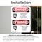 Signmission Safety Culture Sign, 7 in Width, Vinyl Decal, Rectangle, Bilingual OS-2PACK-DS-D-710-VS-1183 - alternate 4